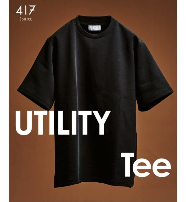417 EDIFICE「utility everyday Tシャツ  &rdquo;接触冷感＆速乾＆アンチピリング&rdquo;」|Tシャツ・カットソー|ブラック
