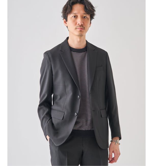 EDIFICE「《予約》&rdquo;吸汗＆速乾機能&rdquo; EVALET メッシュ 2ボタン ジャケット」|テーラードジャケット|