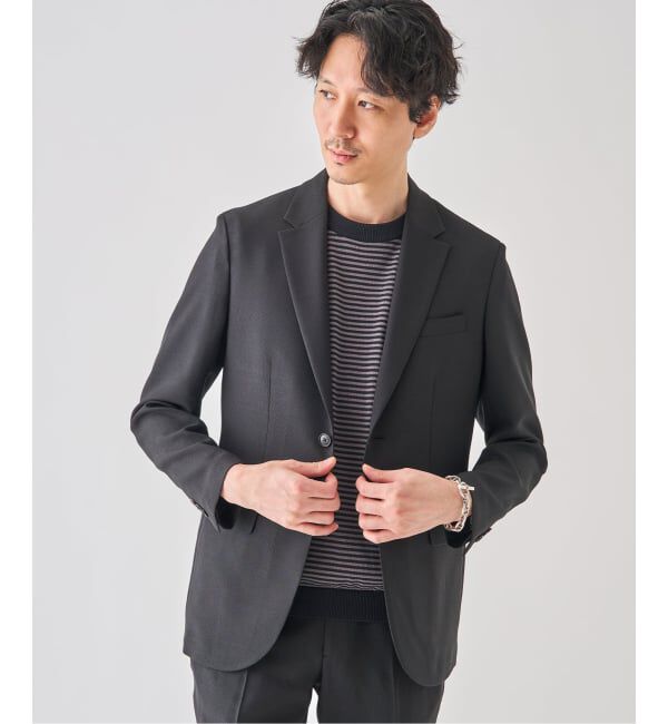 EDIFICE「《予約》&rdquo;吸汗＆速乾機能&rdquo; EVALET メッシュ 2ボタン ジャケット」|テーラードジャケット|