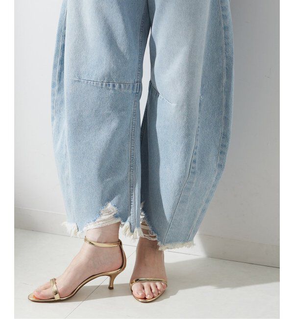 journal standard L'essage「【NEBULONI E. /ネブローニ】ワンストサンダル」|サンダル|ゴールド