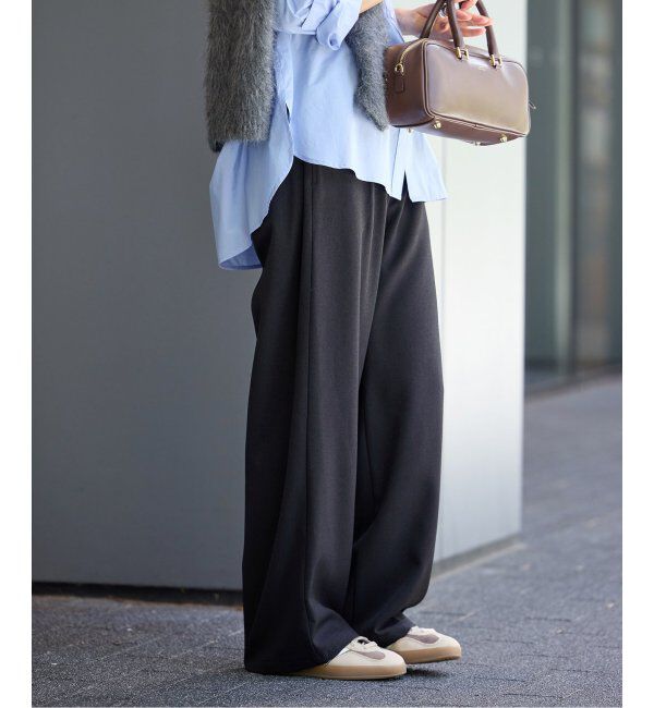 JOURNAL STANDARD「《追加4》ウールライクストレッチワイドパンツ」|その他|