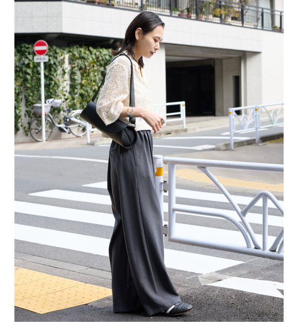 JOURNAL STANDARD「《追加4》ウールライクストレッチワイドパンツ」|その他|