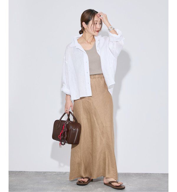 JOURNAL STANDARD「リネンレギュラーロールアップシャツ」|シャツ・ブラウス|