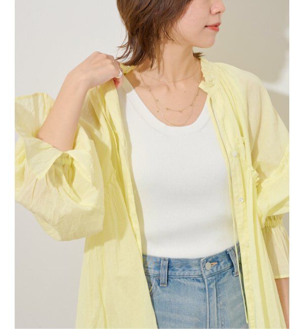 JOURNAL STANDARD relume「《追加》Vis/Polyクルーネックリブタンクトップ」|タンクトップ|