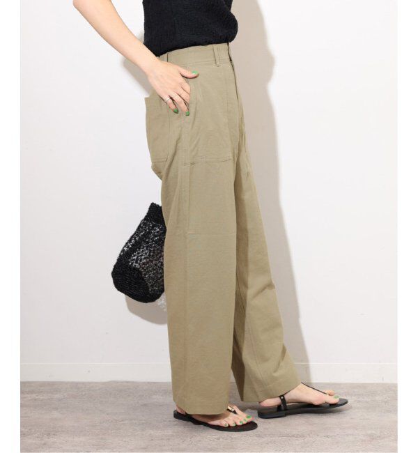JOURNAL STANDARD relume「《追加》コットンリネンツイルベイカーパンツ」|カーゴ|