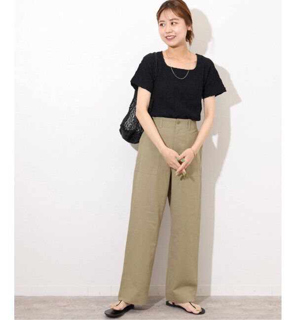 JOURNAL STANDARD relume「《追加》コットンリネンツイルベイカーパンツ」|カーゴ|