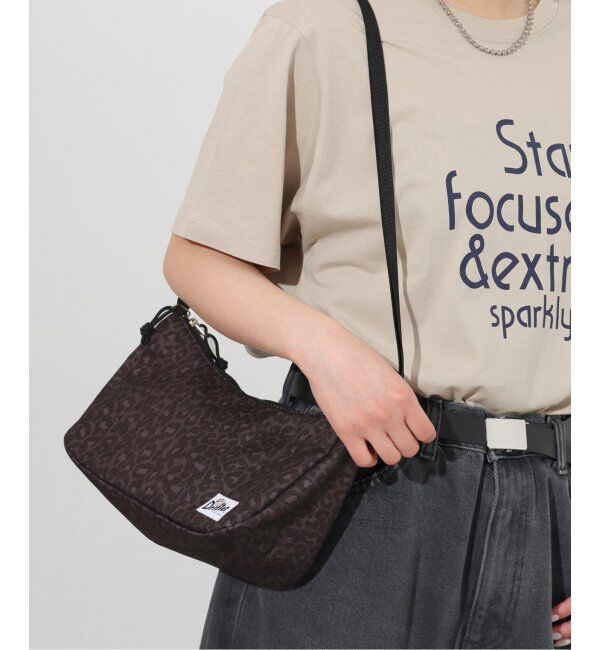 JOURNAL STANDARD relume「【Drifter/ドリフター】MINI SHOULDER：ショルダーバッグ　レオパード」|ショルダー・メッセンジャー|ブラック A