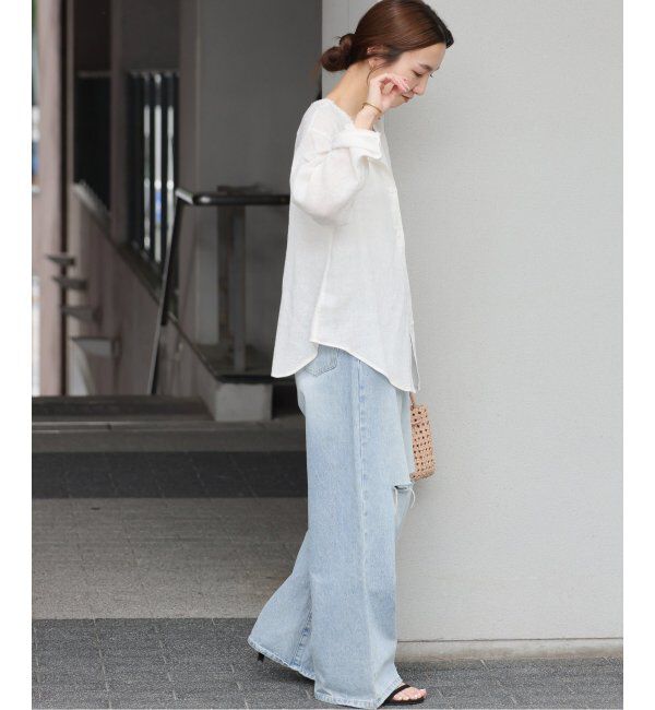 JOURNAL STANDARD relume「ラミーコットンメッシュ2WAYプルオーバー」|シャツ・ブラウス|