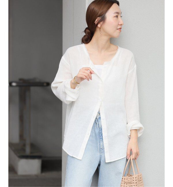 JOURNAL STANDARD relume「ラミーコットンメッシュ2WAYプルオーバー」|シャツ・ブラウス|