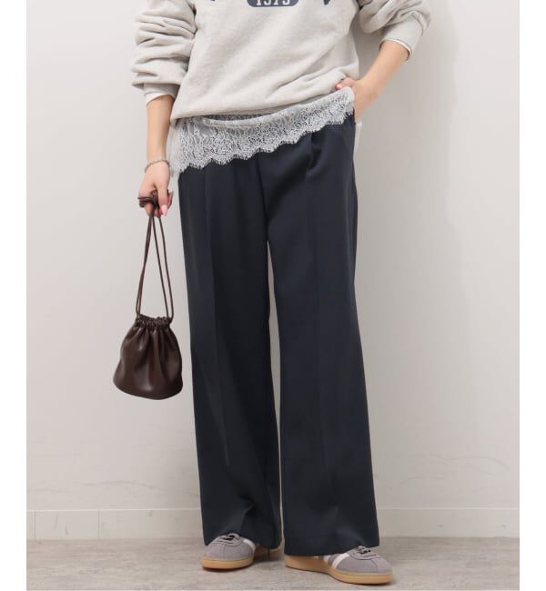 JOURNAL STANDARD relume「《WEB限定追加6》マットウースフレアタックパンツ」|スラックス|