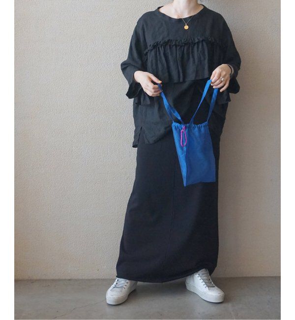 journal standard luxe「フレンチリネンキャンバス フリルプルブラウス」|シャツ・ブラウス|