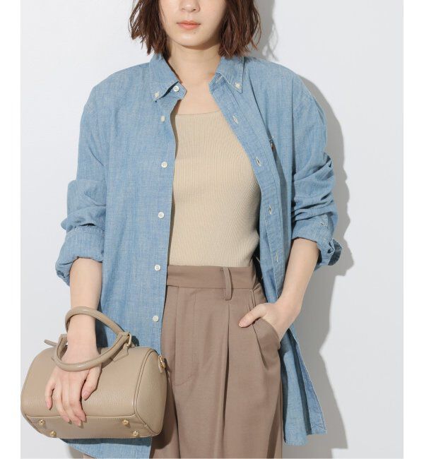 JOURNAL STANDARD relume「《追加3》Vis/Polyスクエアネックリブタンクトップ」|タンクトップ|