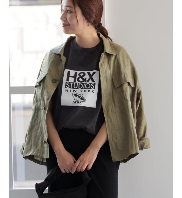 JOURNAL STANDARD「《追加3》リネンミリタリージャケット」|ミリタリージャケット|