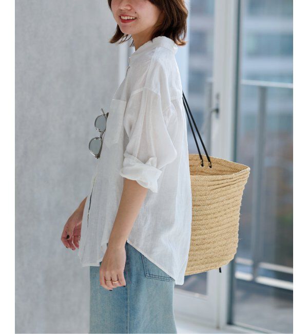 JOURNAL STANDARD relume「《追加2》手洗い可 / カラーリネンオーバーサイズシャツ」|シャツ・ブラウス|