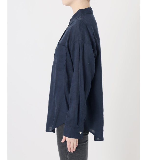 JOURNAL STANDARD relume「《追加2》手洗い可 / カラーリネンオーバーサイズシャツ」|シャツ・ブラウス|