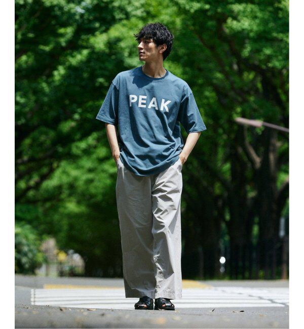 JOURNAL STANDARD relume「SNOW PEAK / スノーピーク 別注 &rdquo;PEAK SNOW&rdquo; ロゴTシャツ」|Tシャツ・カットソー|