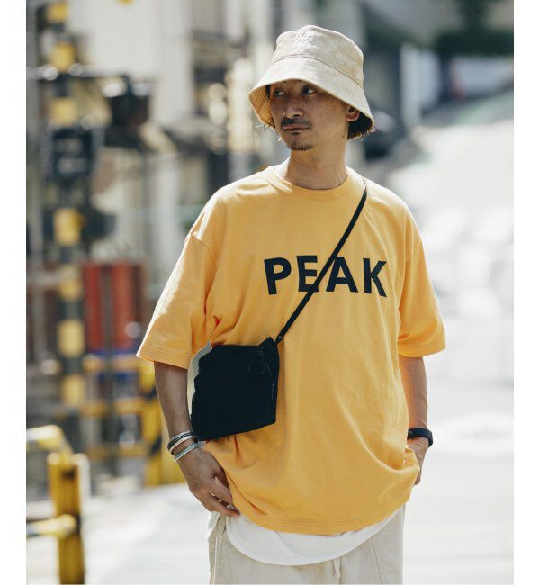 JOURNAL STANDARD relume「SNOW PEAK / スノーピーク 別注 &rdquo;PEAK SNOW&rdquo; ロゴTシャツ」|Tシャツ・カットソー|
