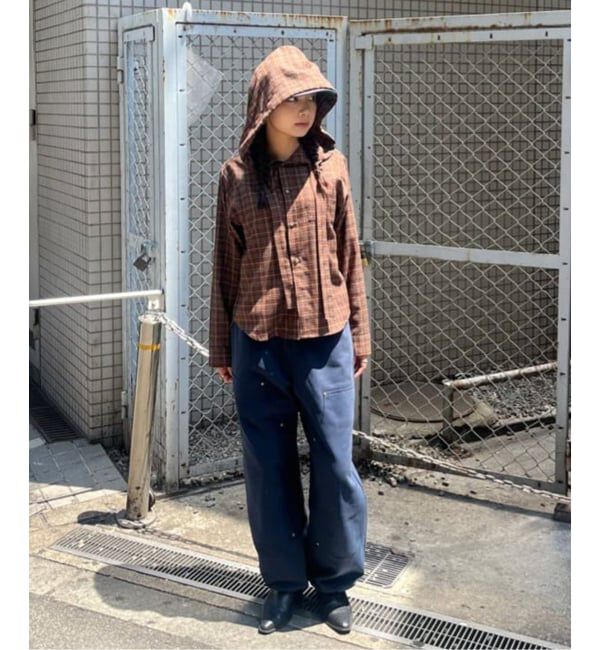 Oriens JOURNAL STANDARD「チェックフーディーシャツ」|シャツ・ブラウス|