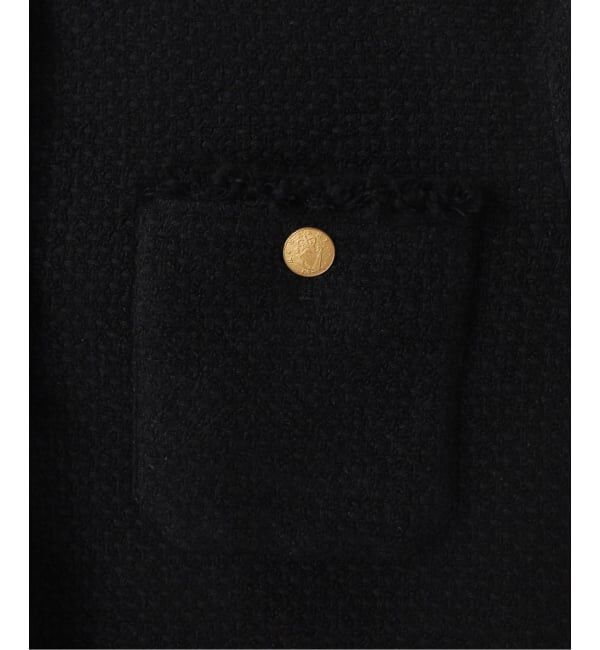 journal standard L'essage「GIOLICAツイードBIGジャケット」|ノーカラージャケット|