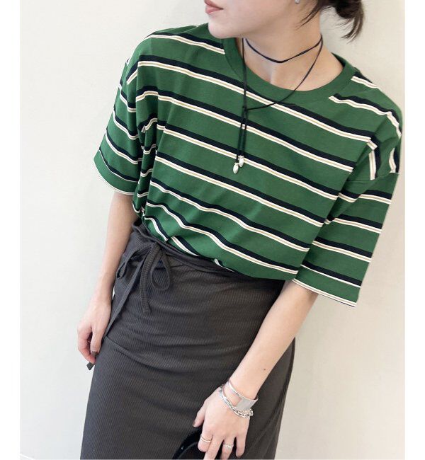 JOURNAL STANDARD「《追加4》汗ジミ防止ボーダービッグT」|Tシャツ・カットソー|