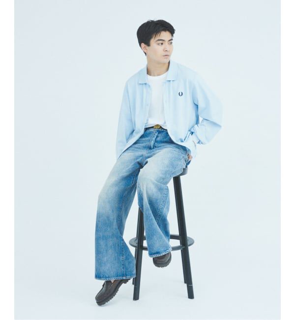 JOURNAL STANDARD「FRED PERRY / フレッドペリー 別注  フル ボタン ピケ ポロシャツ」|シャツ・ブラウス|