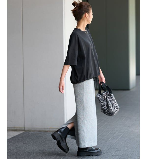 JOURNAL STANDARD relume「《追加3》ギャザーヘムショートスリーブTシャツ」|Tシャツ・カットソー|