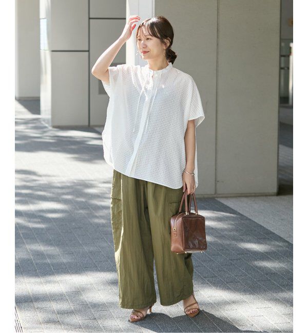 JOURNAL STANDARD「《追加2》シアーチェックポンチョブラウス」|シャツ・ブラウス|