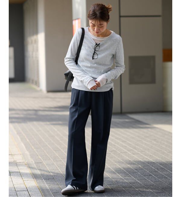 JOURNAL STANDARD relume「《追加7》マットウースフレアタックパンツ」|スラックス|