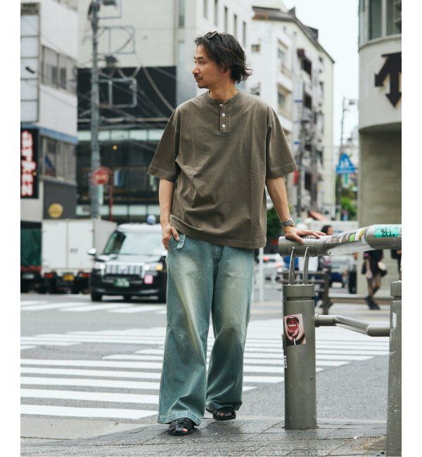 JOURNAL STANDARD relume「Healthknit / ヘルスニット 別注 ヘンリーネックTシャツ」|Tシャツ・カットソー|