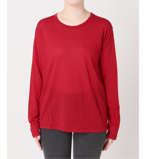 JOURNAL STANDARD relume「《追加3 / 新色》シアークルーネックロングTシャツ」|Tシャツ・カットソー|