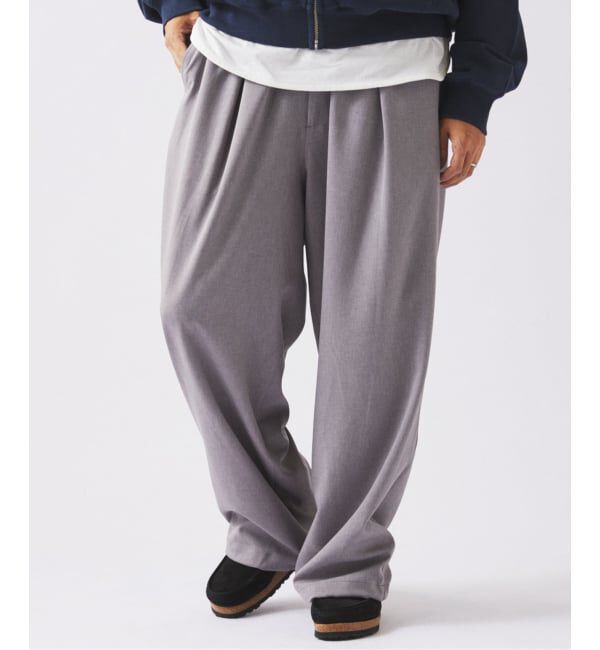 JOURNAL STANDARD relume「フォルモザ オーバーパンツ」|スラックス|グレーB