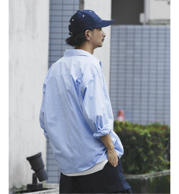 JOURNAL STANDARD relume「JAMES FABRIC / ジェームスファブリック ブルーハケメ ライトウェイトシャツ」|シャツ・ブラウス|