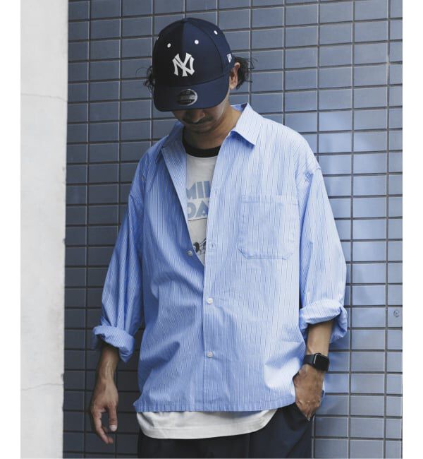 JOURNAL STANDARD relume「JAMES FABRIC / ジェームスファブリック ブルーハケメ ライトウェイトシャツ」|シャツ・ブラウス|