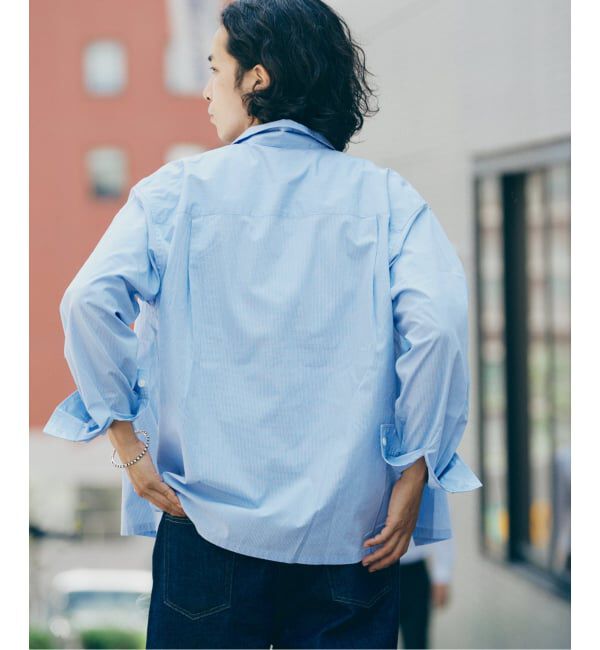 JOURNAL STANDARD relume「JAMES FABRIC / ジェームスファブリック ブルーハケメ ライトウェイトシャツ」|シャツ・ブラウス|