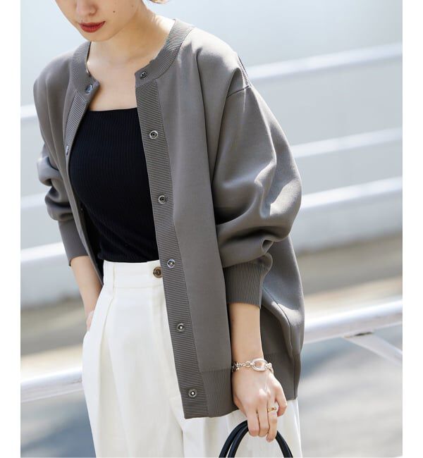 JOURNAL STANDARD「《WEB限定追加2》ウォッシャブルバナナスリーブカーディガン」|カーディガン|グレー