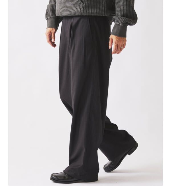 JOURNAL STANDARD relume「ドビーストライプ オーバーパンツ」|スラックス|