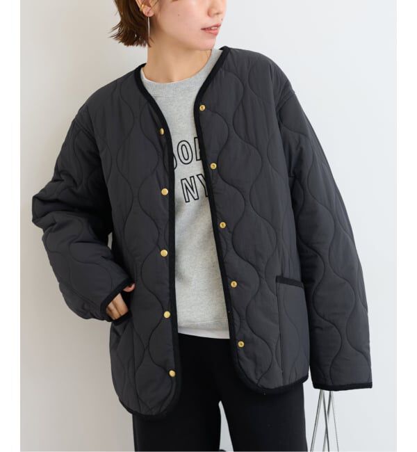 JOURNAL STANDARD relume「《追加2》コクーンキルティングブルゾン」|その他|ブラック