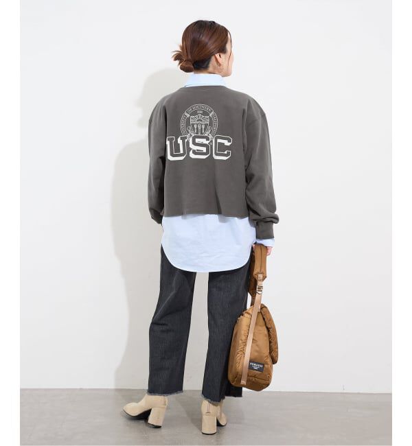 JOURNAL STANDARD「JS カレッジ クロップドスウェット」|スウェット・ジャージ|