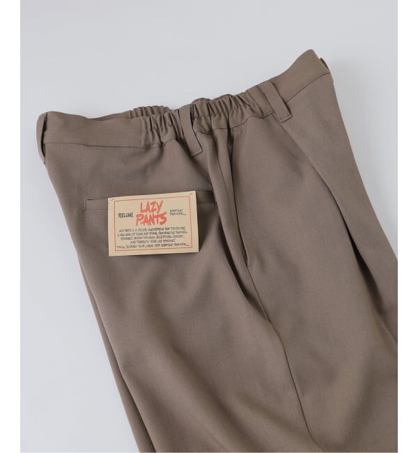 JOURNAL STANDARD relume「バルジ ツイル 1タック &rdquo;レイジー&rdquo; スラックス」|スラックス|