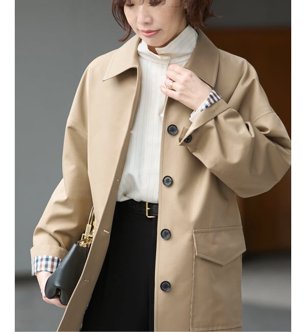 journal standard L'essage「【別注】Aquascutum&times;LESSAGEショートコート」|ステンカラーコート|