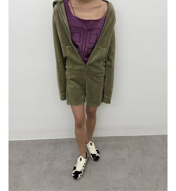 Oriens JOURNAL STANDARD「ベロアフーディーロンパース」|オールインワン|