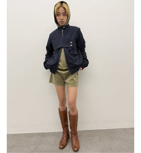 Oriens JOURNAL STANDARD「ベロアフーディーロンパース」|オールインワン|