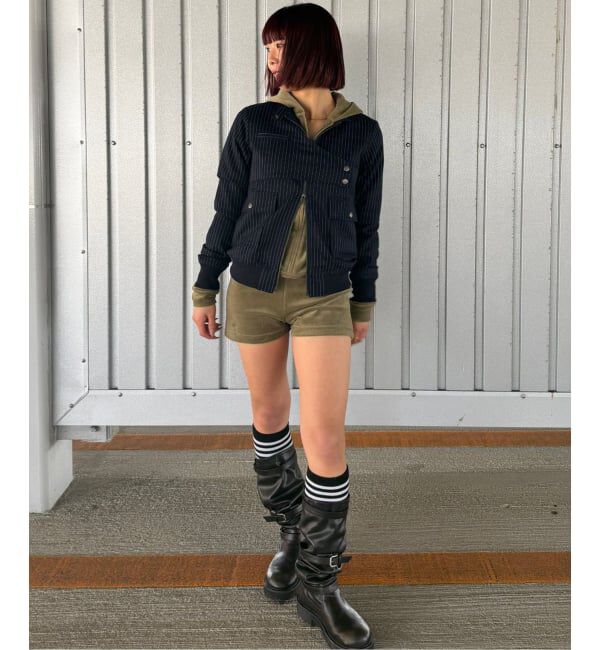 Oriens JOURNAL STANDARD「ベロアフーディーロンパース」|オールインワン|