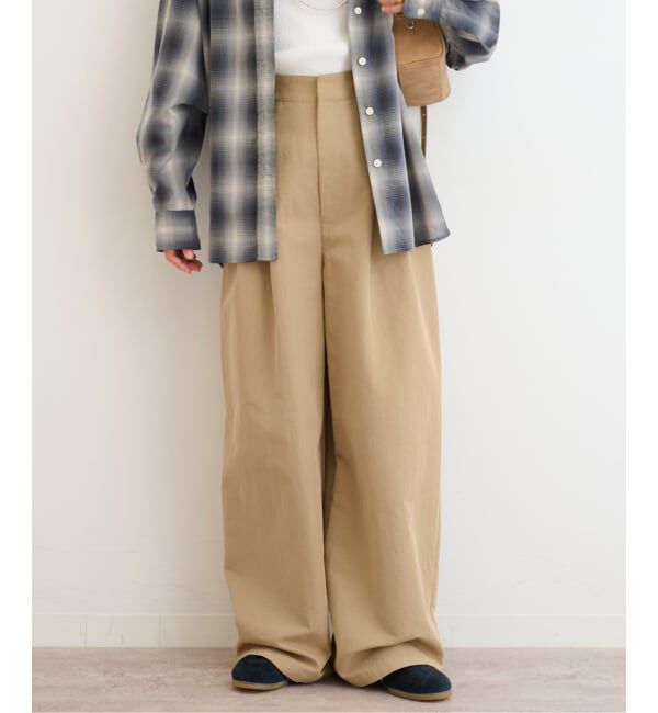 JOURNAL STANDARD relume「《追加3》2タックワイドパンツ」|チノ|