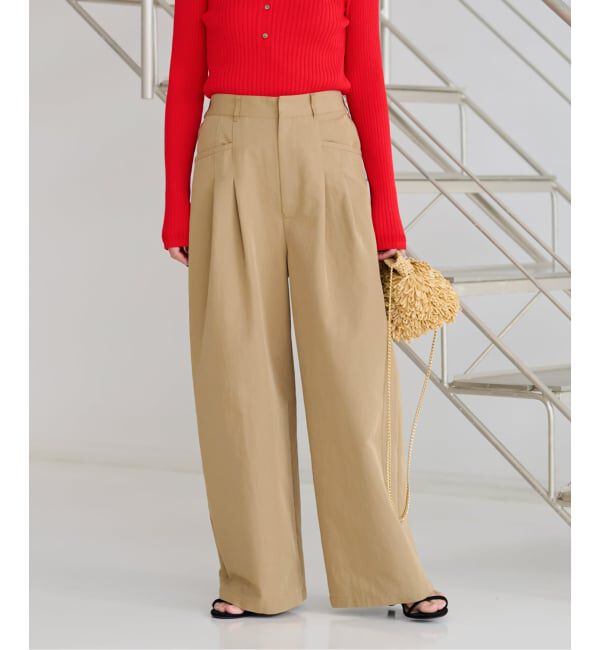 JOURNAL STANDARD relume「《追加3》2タックワイドパンツ」|チノ|