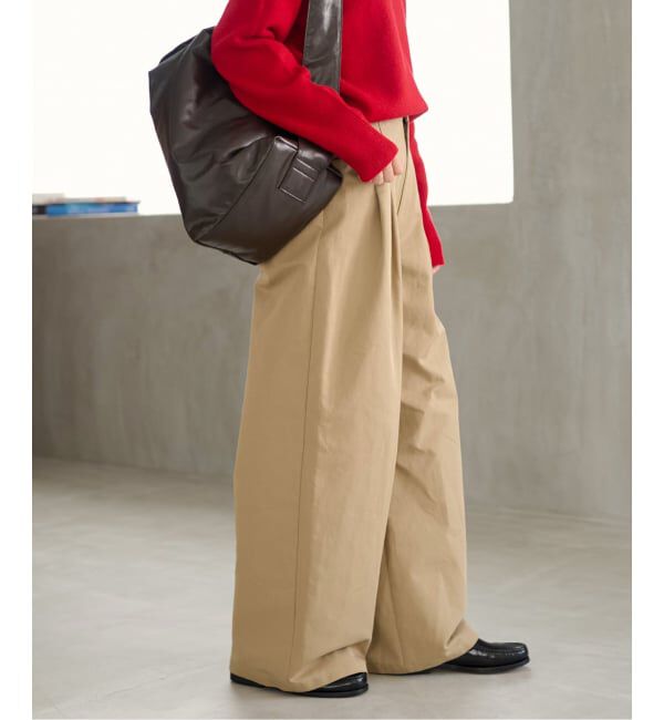 JOURNAL STANDARD relume「《追加3》2タックワイドパンツ」|チノ|