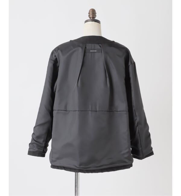 JOURNAL STANDARD「グログランノーカラーコクーンコート」|ノーカラーコート|