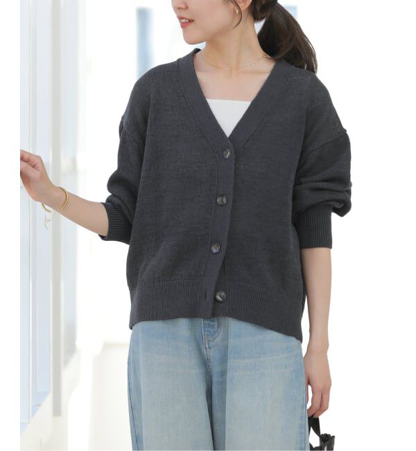 JOURNAL STANDARD relume「リネンコットンVカーディガン」|カーディガン|