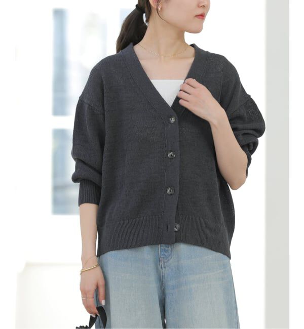 JOURNAL STANDARD relume「リネンコットンVカーディガン」|カーディガン|