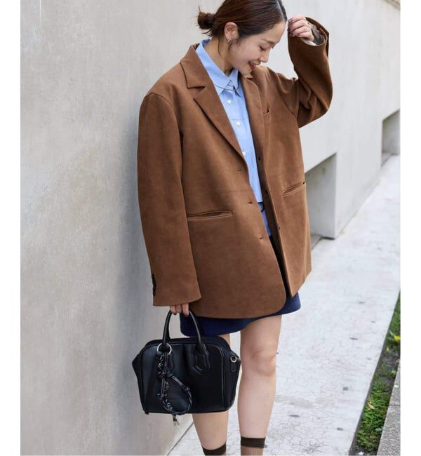 JOURNAL STANDARD「《追加》フェイクスエードジャケット」|ライダースジャケット|